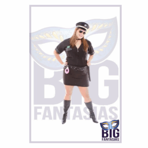 Policial Feminina vestido curto