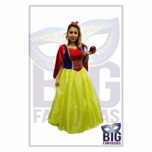 Branca de Neve vestido longo