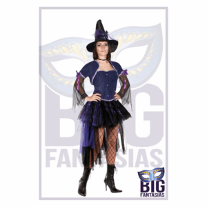 Bruxa Lilas vestido curto